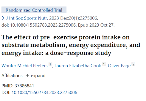 Workout after 40 grams of protein burns just as much fat as workout in fasted state