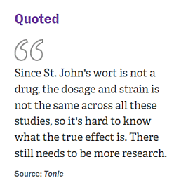 St. John's wort reduces depression | Meta-study