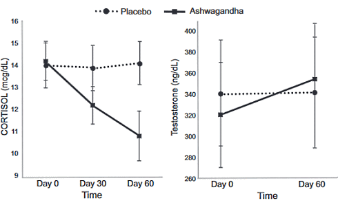 Supplement with ashwagandha reduces anxiety and cortisol during a period of stress