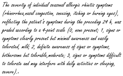 Astragalus membranaceus reduces hay fever
