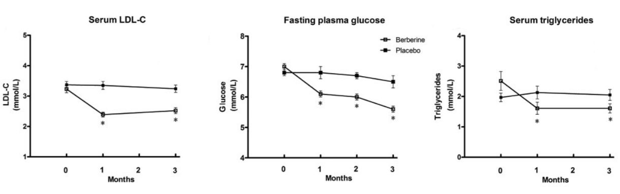 Berberine supplementation can reduce glucose levels to prediabetic levels in people with early-stage type 2 diabetes. This was shown in a Chinese trial published in the Journal of Clinical Endocrinology and Metabolism in 2008.