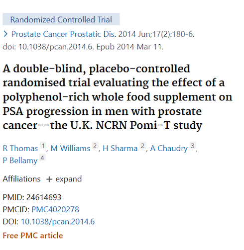 A supplement with extracts from everyday foods inhibits prostate cancer