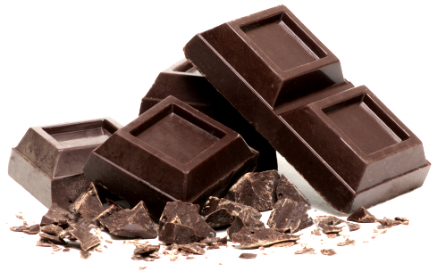 You'll put on weight less quickly with dark than milk chocolate
