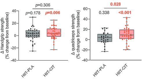 Citrulline supplementation increases strength gains and fat loss through interval training