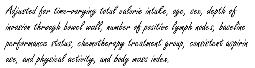 Replacing regular soft drinks with diet sodas helps colon cancer patients survive