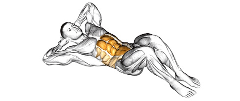 Swiss-ball crunches better than machine crunches