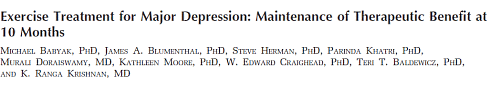 Is the antidepressant effect of physical exercise superior to that of pharmacological antidepressants?