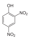 The most effective and also most dangerous slimming aid available on the black market is dinitrophenol, or DNP for short [structural formula on the right]. Fifteen years ago researchers at Tohoku University in Japan discovered that cashew nuts contain substances that work in the same way as the illegal DNP.