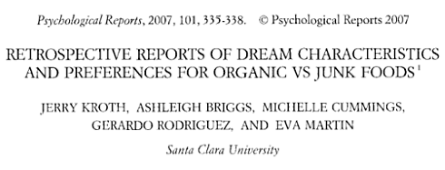 The healthier you eat - say: the more fruit and vegetables you consume - the more often, more intensively and more meaningfully you dream. If dreams are indeed messages that your subconscious wants to convey to your consciousness, then these messages come across better the healthier your diet.