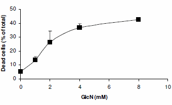 Glucosamine inhibits tough kinds of cancer