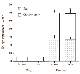 One and a half grams HCA has no effect at all