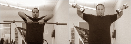 The medical term is subacromial impingement syndrome, but in the gym it's usually just called impingement: an injury which causes pain when you raise your arm sideways, lie on your damaged shoulder and sometimes even when just wearing a heavy jacket. Orthopaedic doctors at Nova Southeastern University in Florida have shown in an epidemiological study which exercises increase the risk of impingement, and which exercises can reduce the risk.