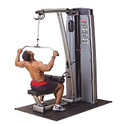 Best way to do a lat pull-down: bar to your chest, not in your neck