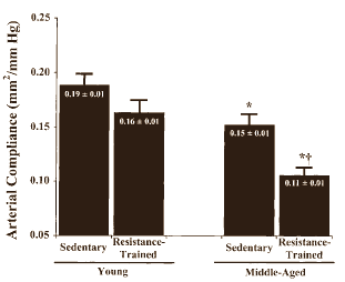 Strength training stiffens arteries