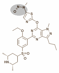 Nitroso-prodenafil in sex supplement is Viagra and popper in one