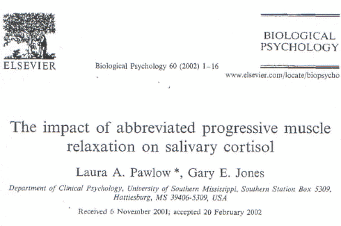 Relaxation exercise halves cortisol level