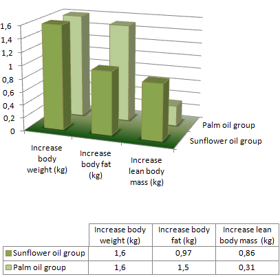 Weight gain? The kind of fat in your diet helps determine how much muscle mass you build up