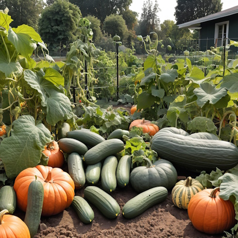 Vegetable garden diversifies microbiome