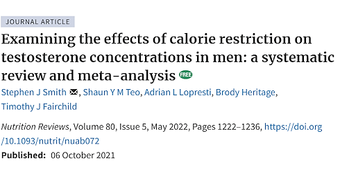 Slimming diet masculinizes fat men | Meta-study